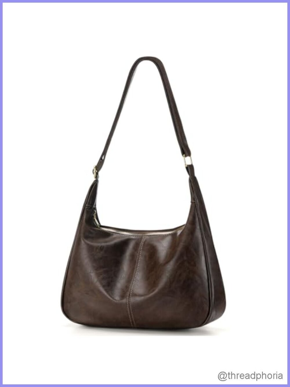 Women's Hobo Bag Soft PU Leather Slouchy Shoulder Purse